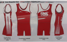 COMBI SHORT &quot;POLI&quot; COMPETITION (en Précommande)