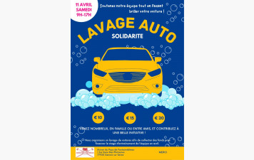 CARWASH 11 Avril - au profit du Stage Jeunes compétiteurs Bellecin