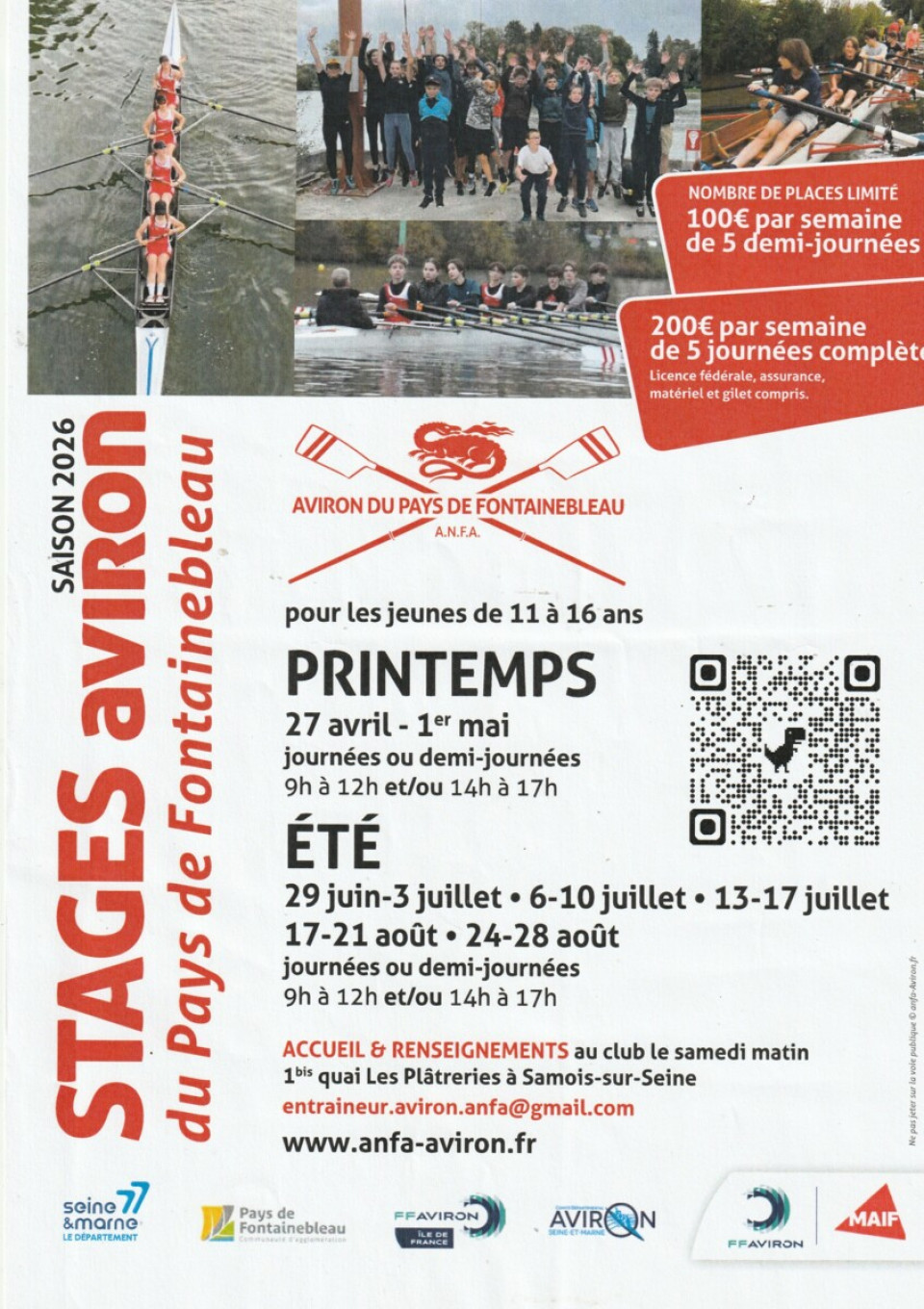 SAMOIS Stage Jeunes Matin (29 Juin-3 Juillet)
